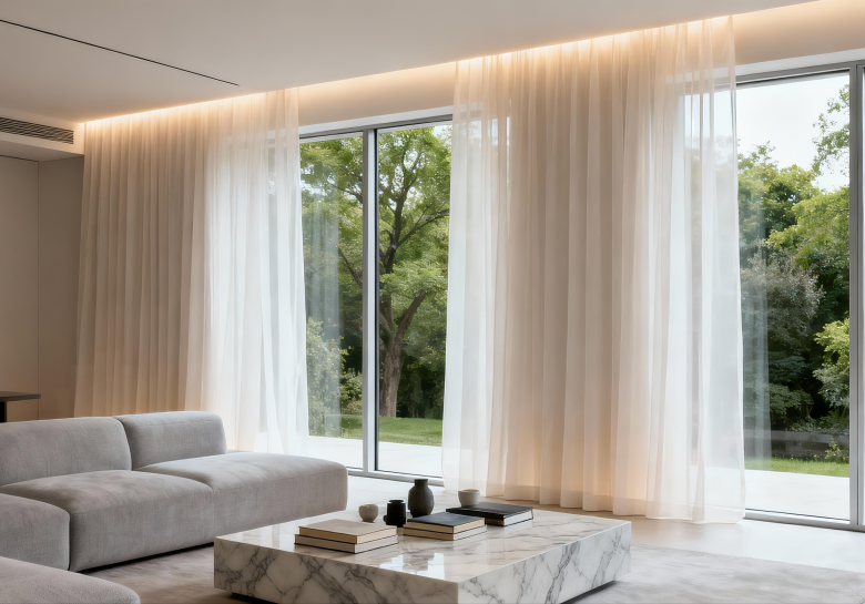 Product Application: Living room curtains