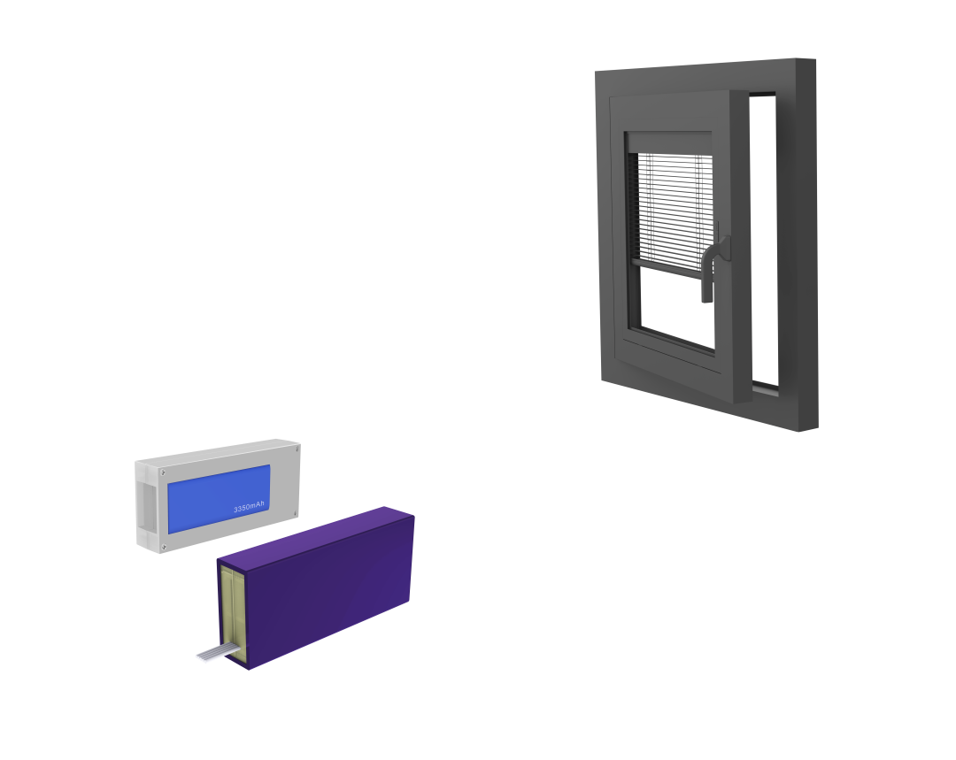 E19 Drill-Free Embedded Venetian Blinds System